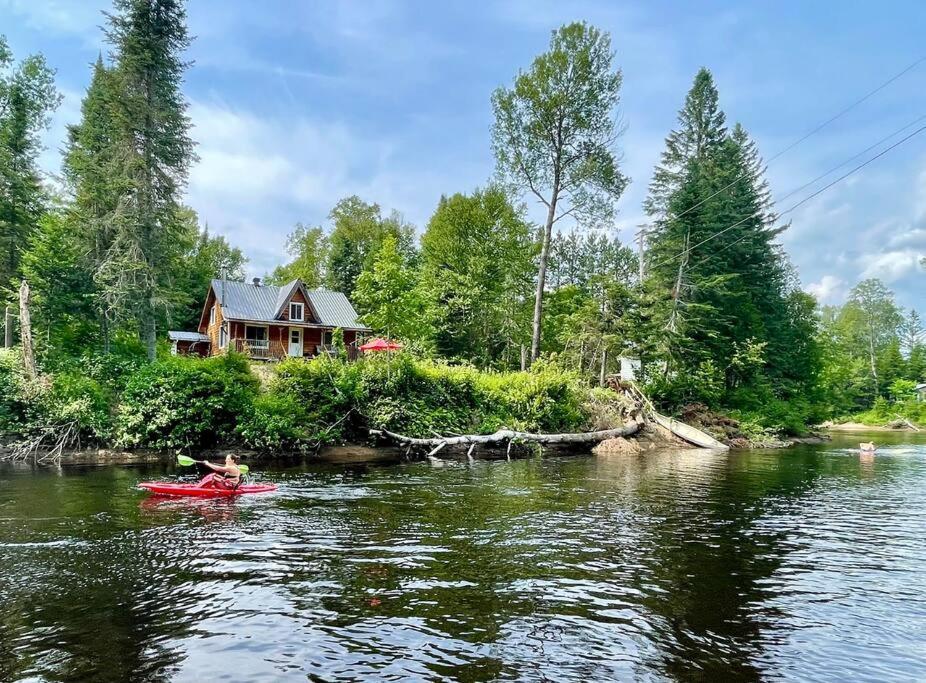 Chalet Riviere - Bord De Riviere - Romantique 圣亚历克西德蒙 外观 照片